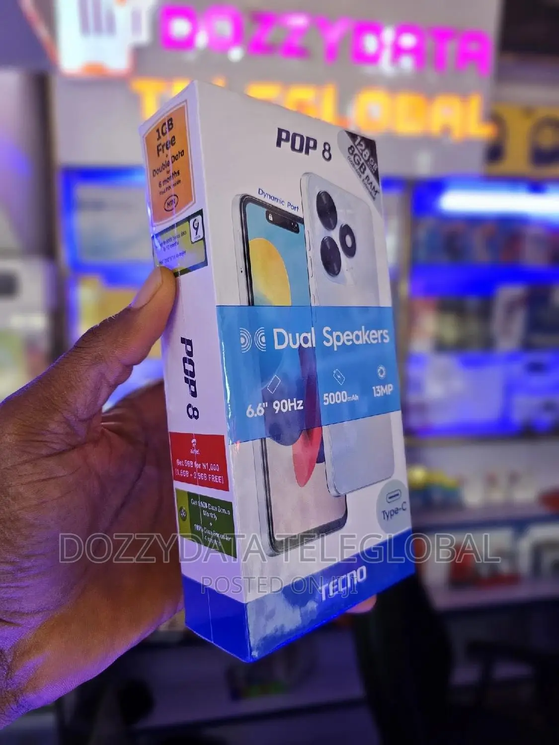 New Tecno Pop 8 128 GB