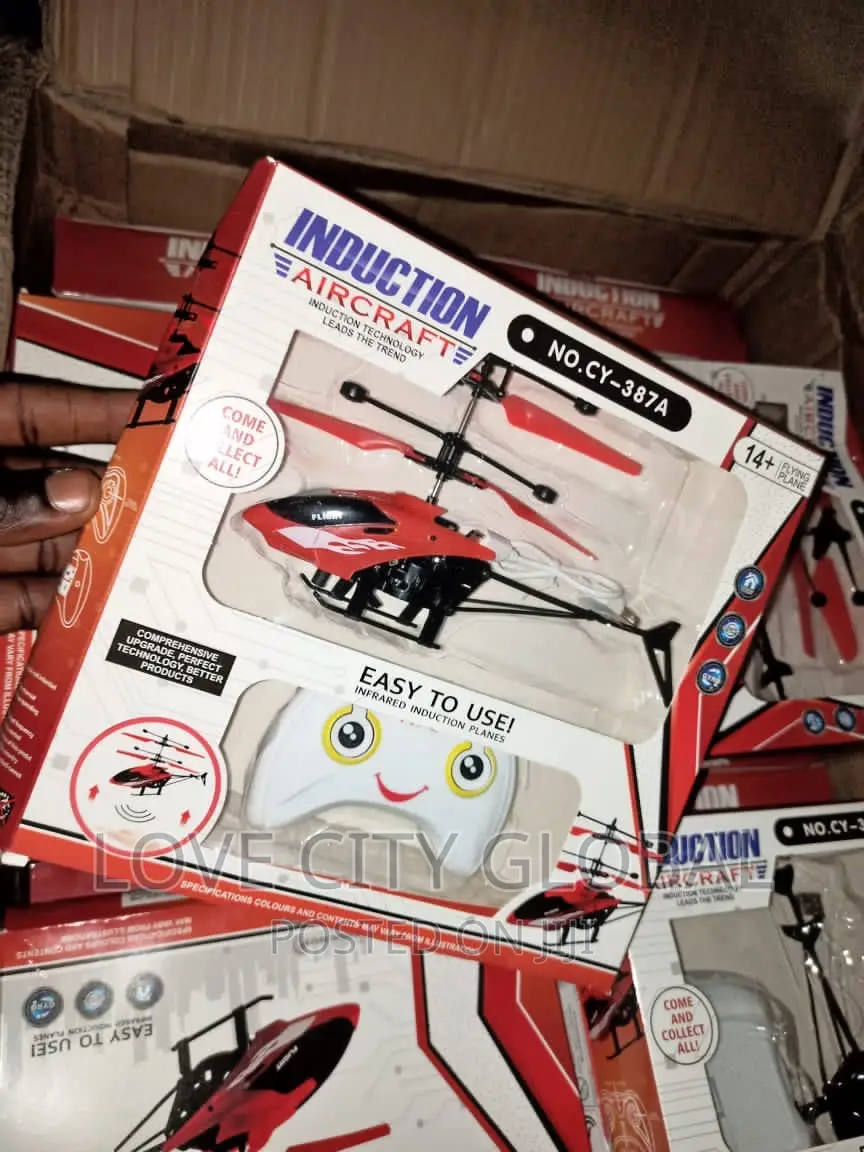 Mini Induction RC Helicopter Toy Sensor Aircraft Kids