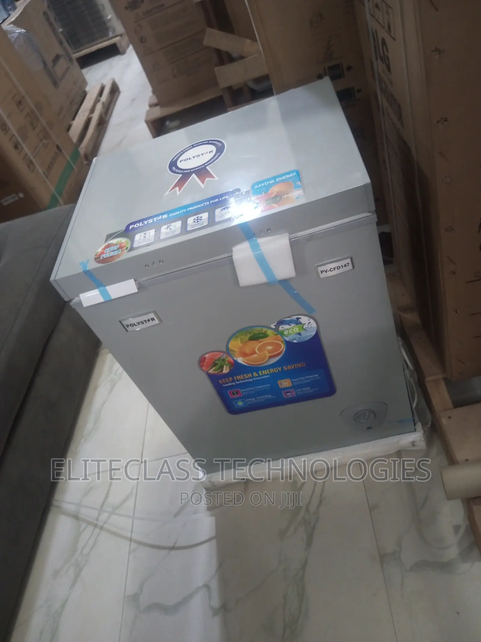 Polystar (PV-CFD147) Chest Freezer With Compressor Fan