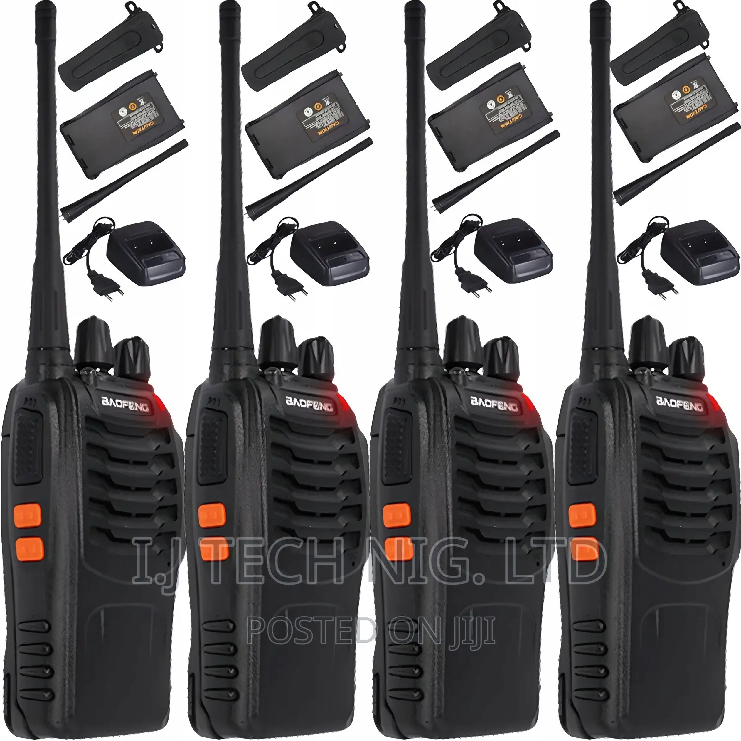 4x Baofeng Bf-888s Radio.
