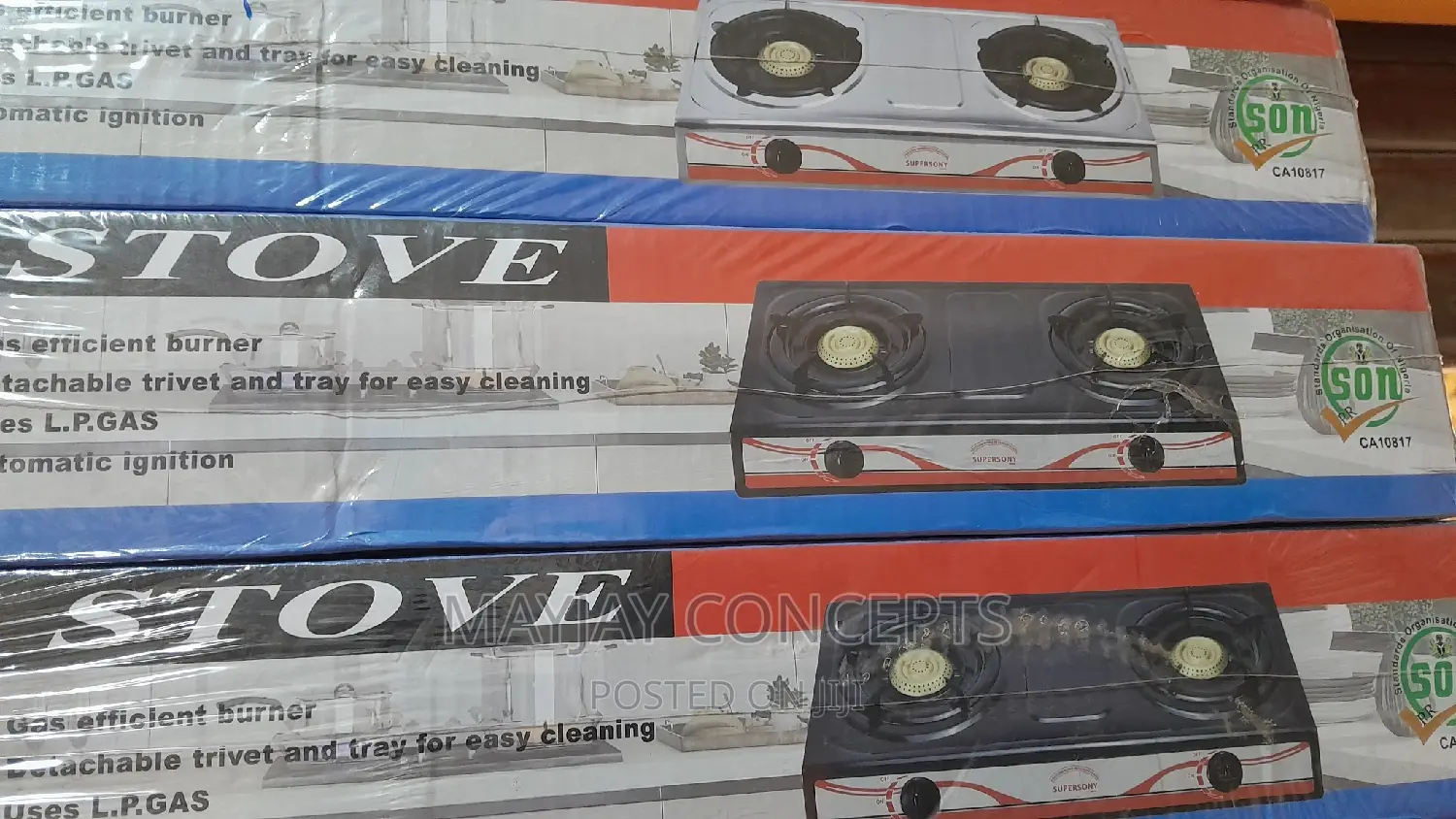 Supersony Double Gas Cooker/Stove