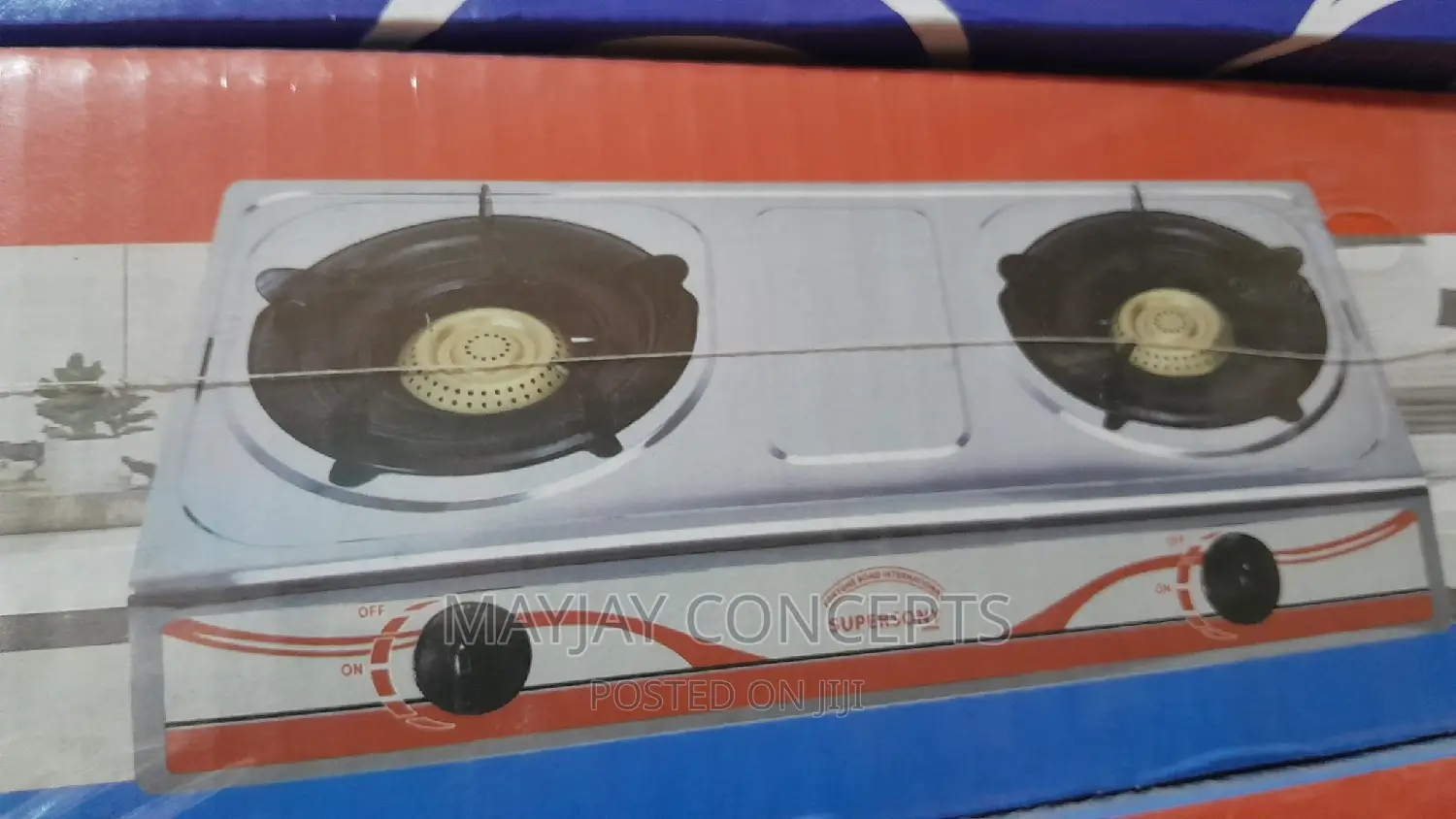 Supersony Double Gas Cooker/Stove