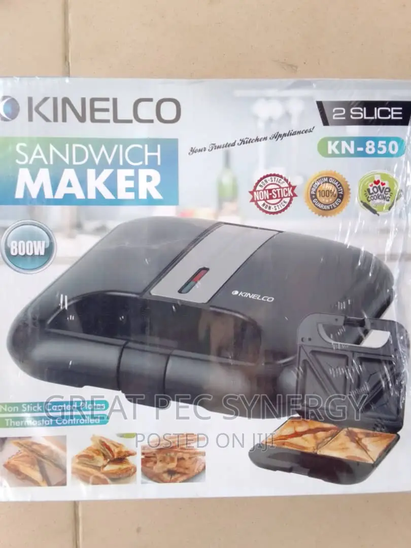 2 Slices Sandwich Maker and Bread Toaster