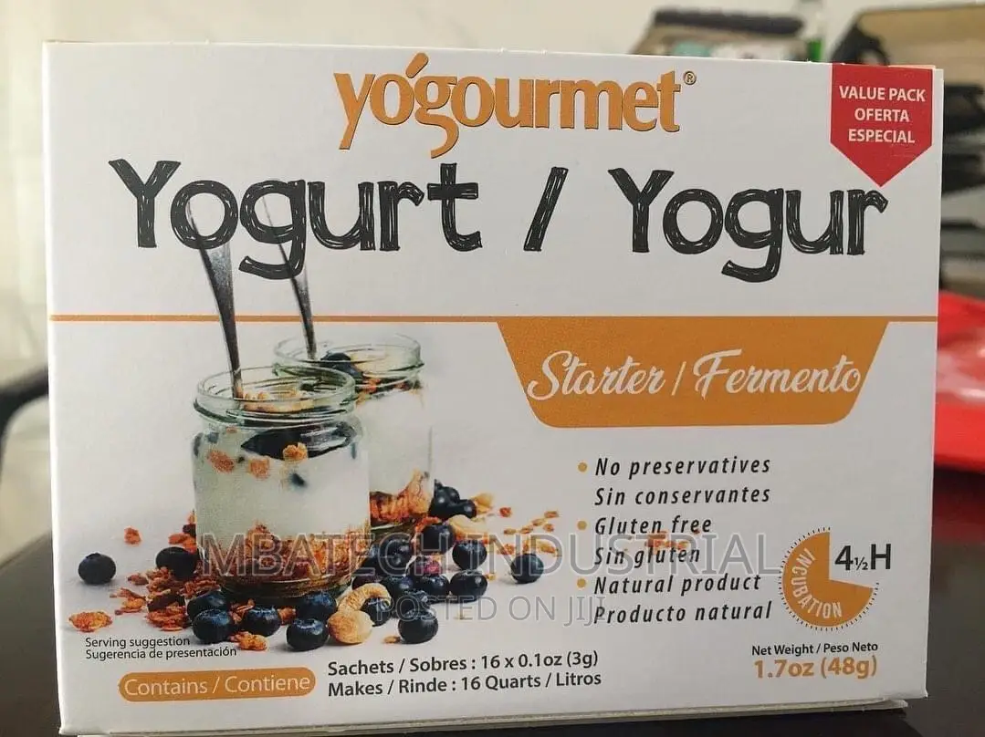 Yoghurt Culture (Starter), Sodium CMS, Aspartame, I G, ACK