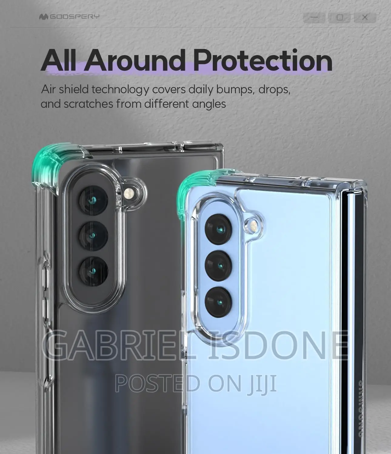 Shockproof Hard Back Case for Samsung Galaxy Z Fold 5,