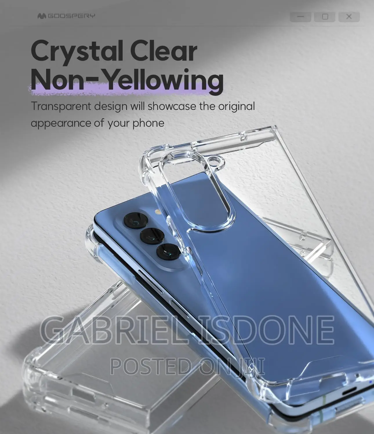 Shockproof Hard Back Case for Samsung Galaxy Z Fold 5,
