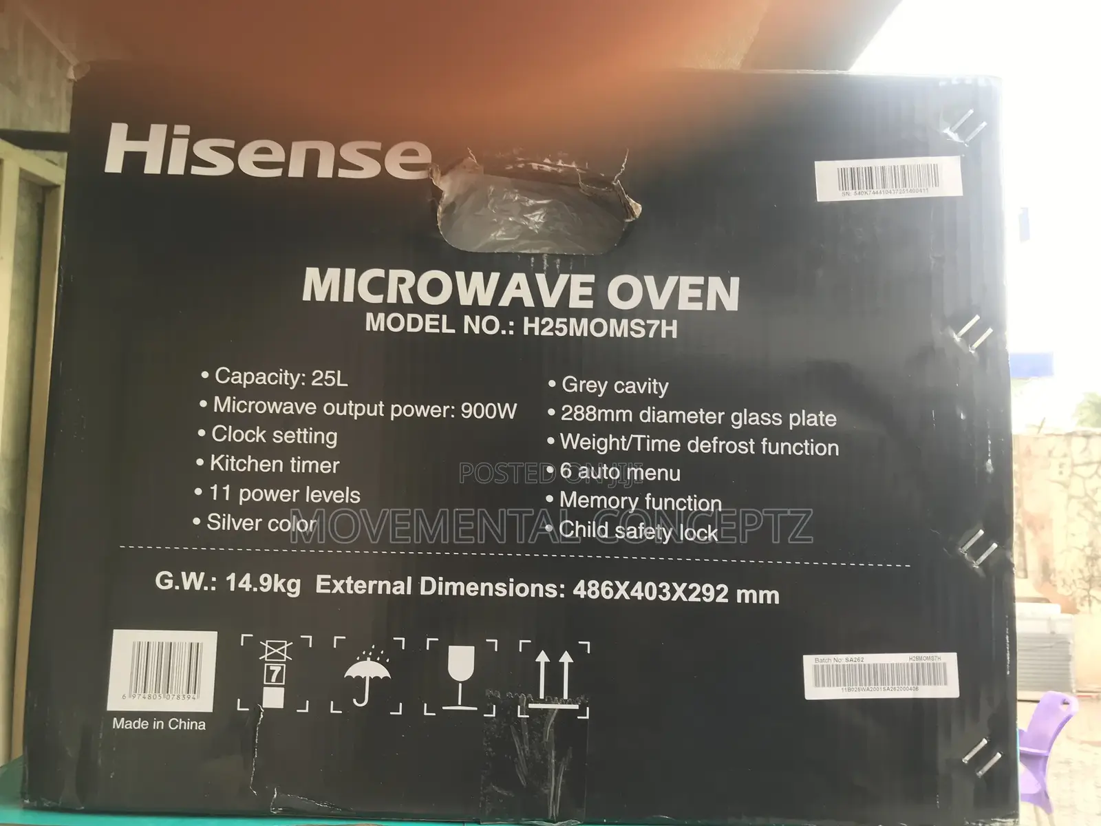 Hisense Microwave Oven 25litres