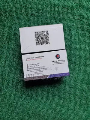 Business Card With Unique Qr Code