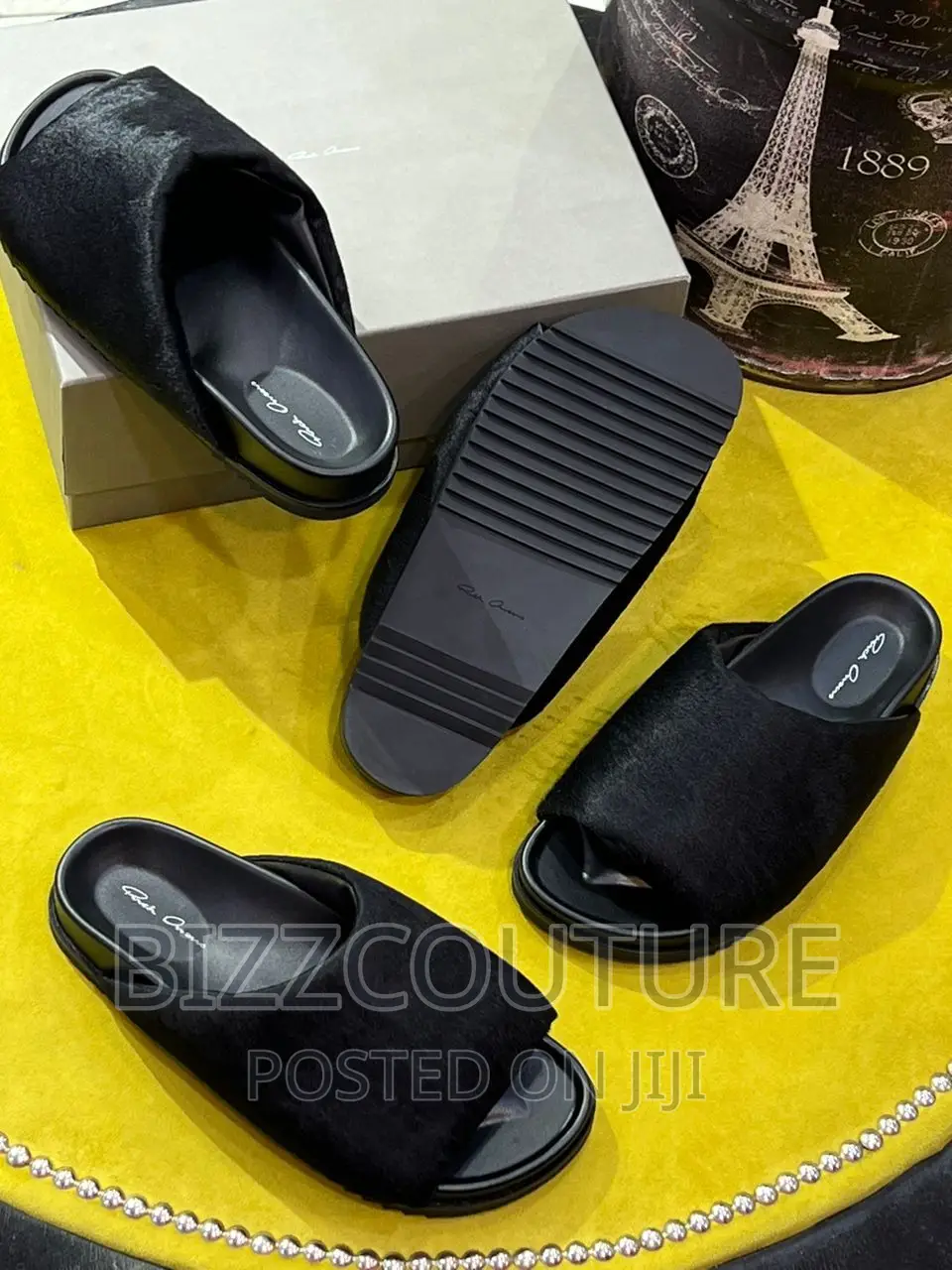 Original Rick OWEN Slippers Available in Store