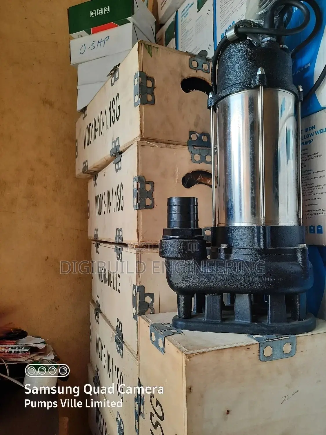 1hp Sewage Submersible Water Pump