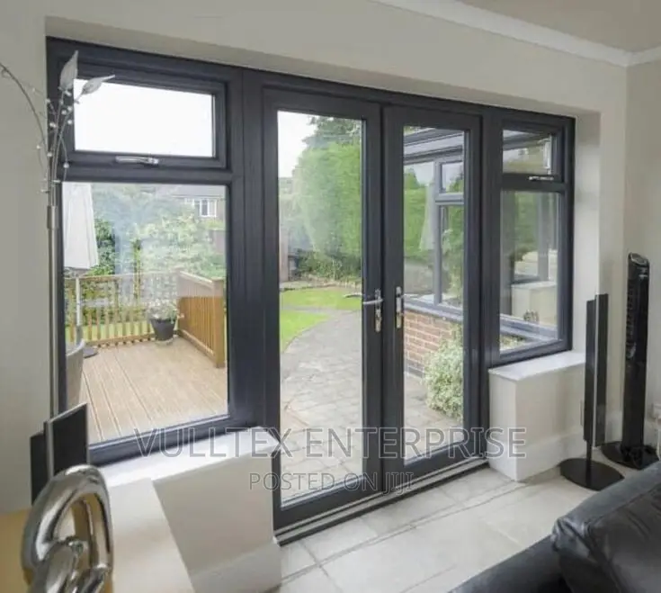 Fix+Awning Windows and Double Aluminum Doors