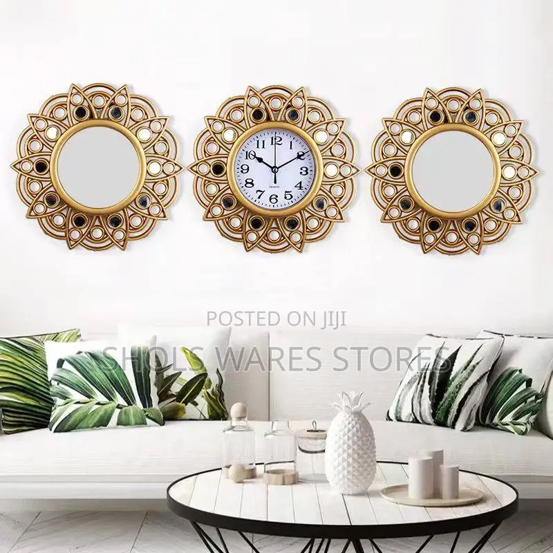 Luxury Wall Clock (3 in 1)