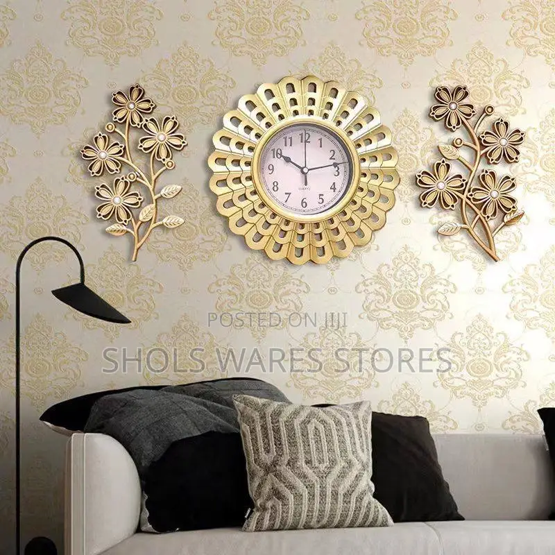 Luxury Wall Clock (3 in 1)