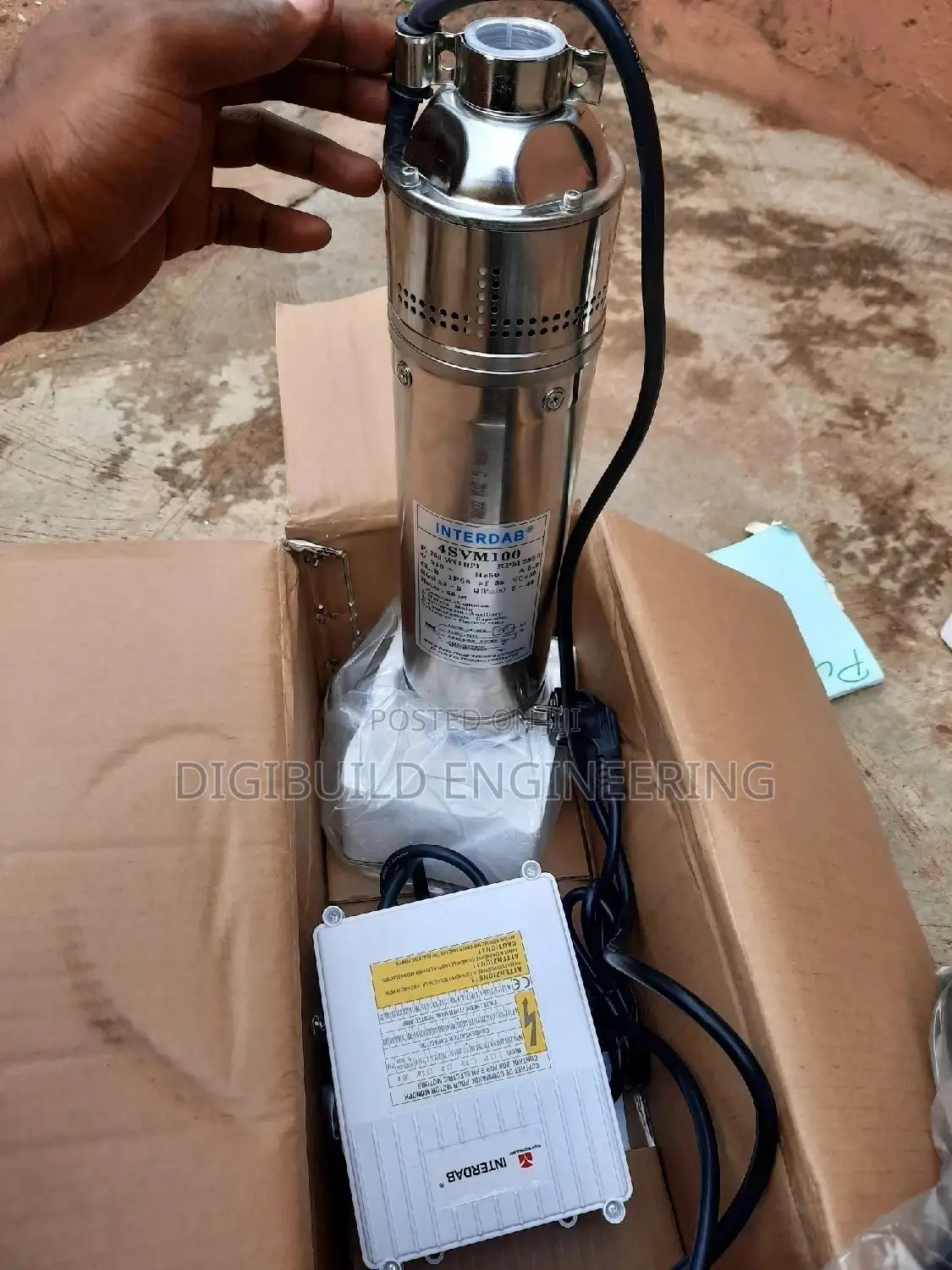 Interdab Junior Submersible Water Pumping Machine