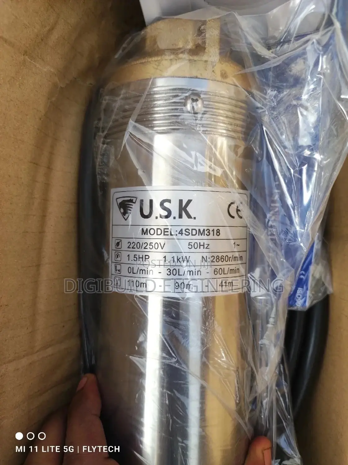 1.5hp Usk Submersible Pumping Machine