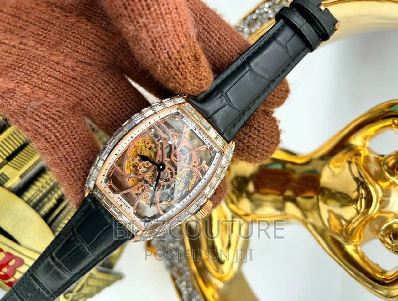Original FRANCK MULLER Leather Strap Available in Store