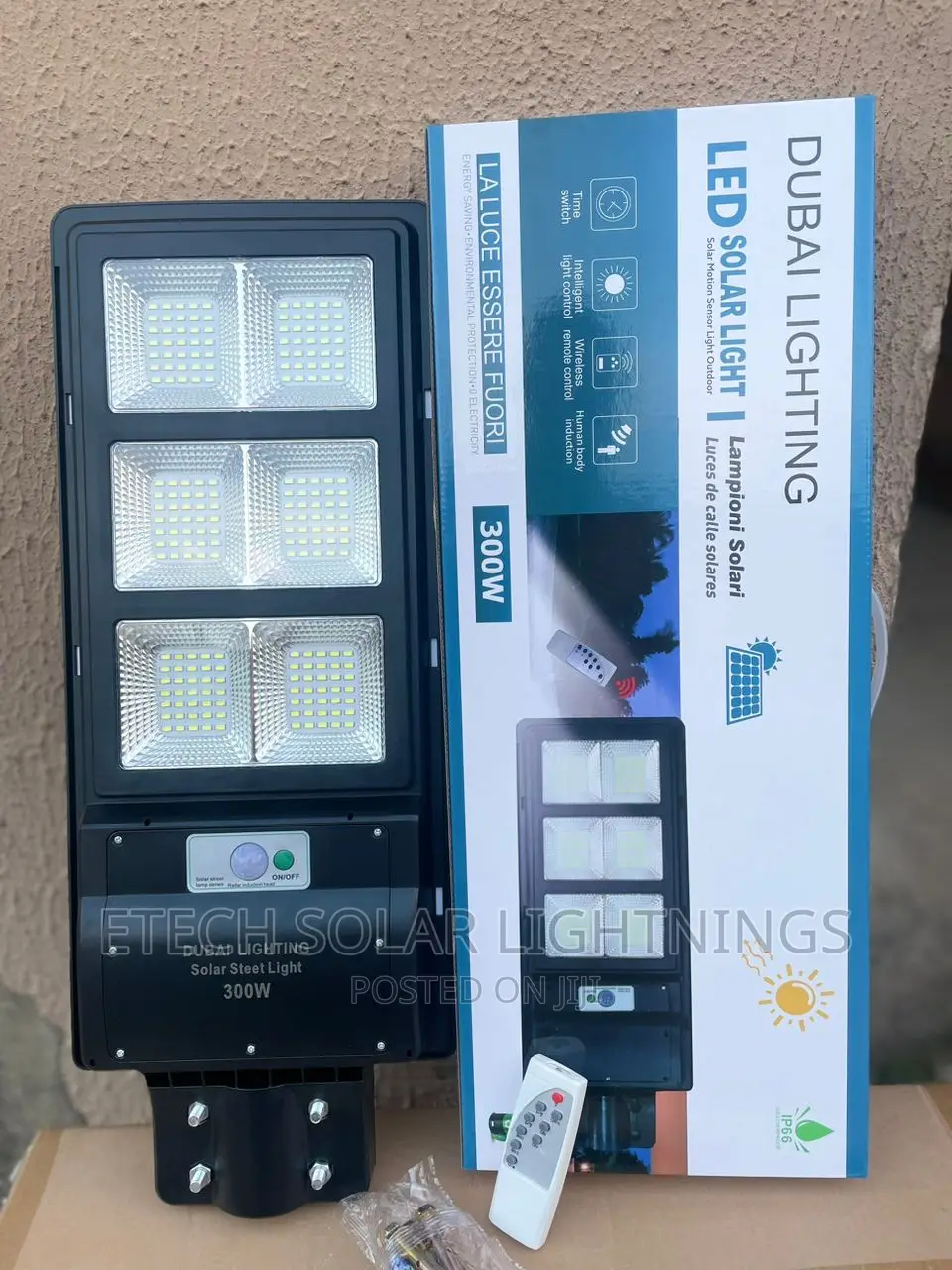 Original 300 Wats 6 Eyes L E D Solar Street Lights
