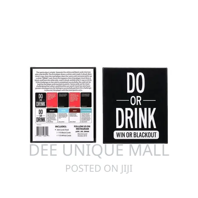 Do Or Drink Card Games For Adults