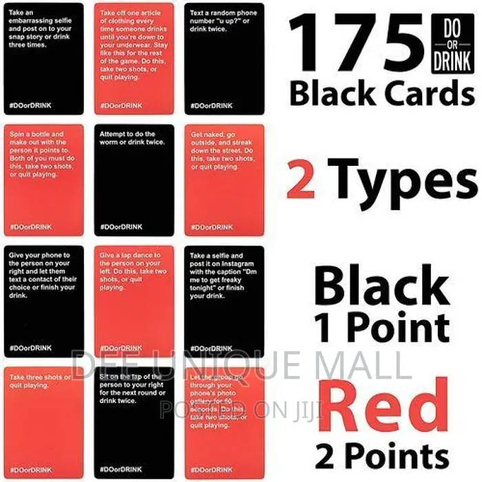 Do Or Drink Card Games For Adults