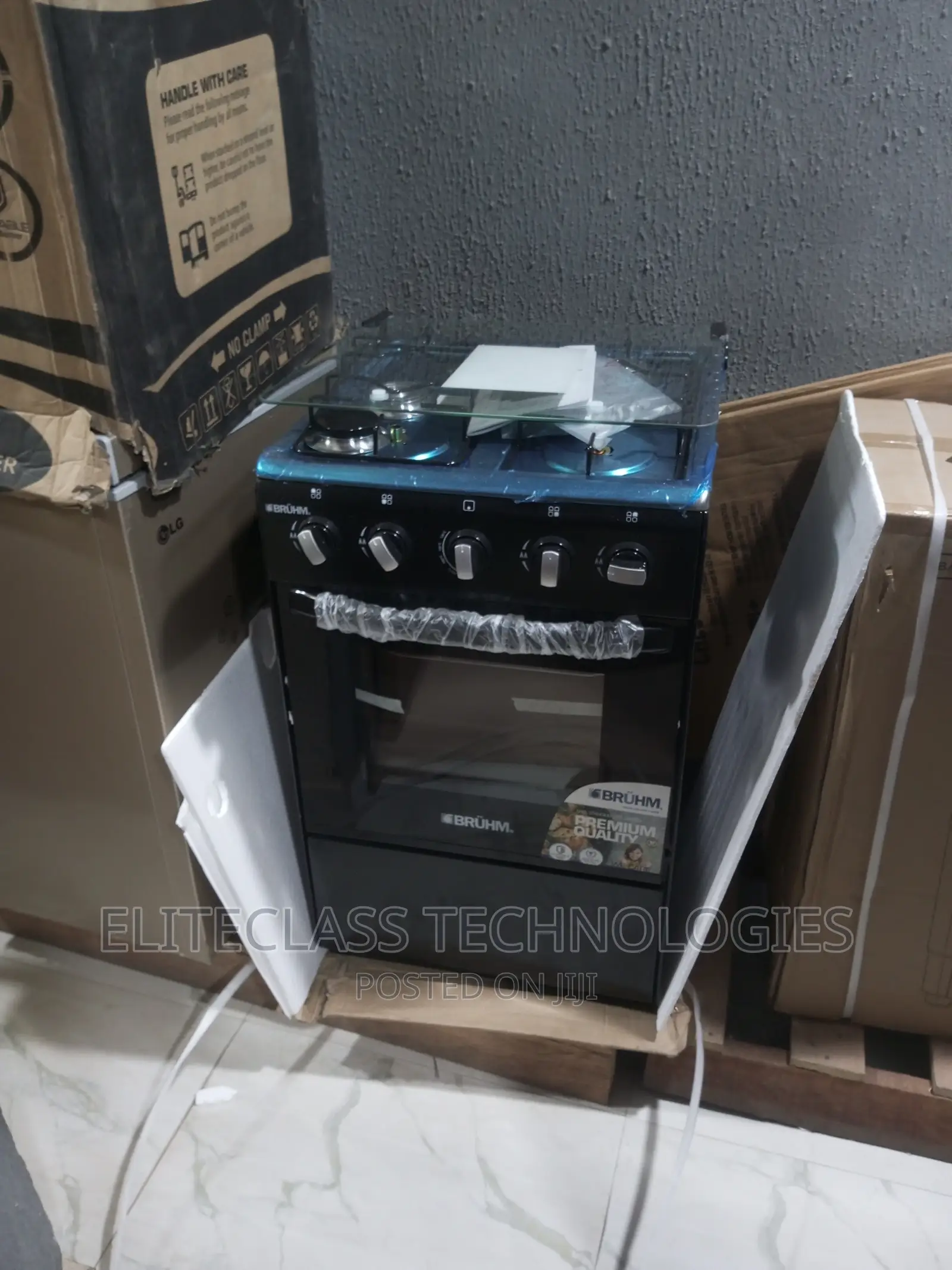 Brand New Bruhm Gas Cooker BGC-55401b
