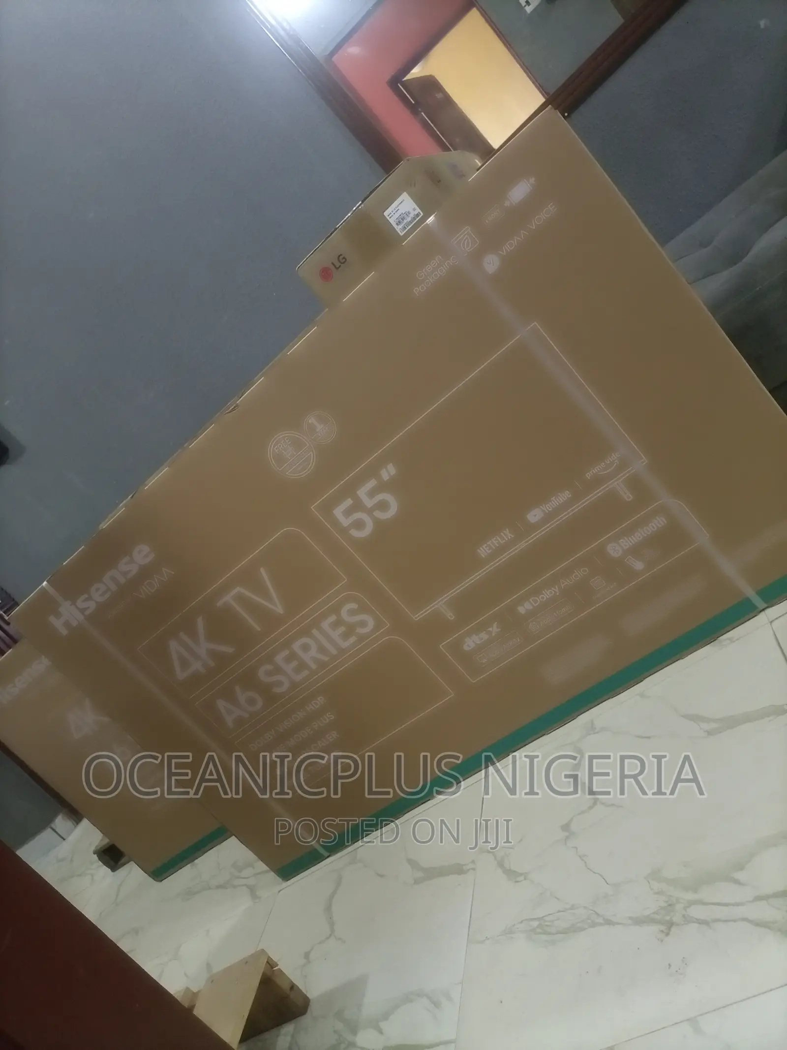 New/in 55inch Hisense Uhd Smart TV (Fouani)