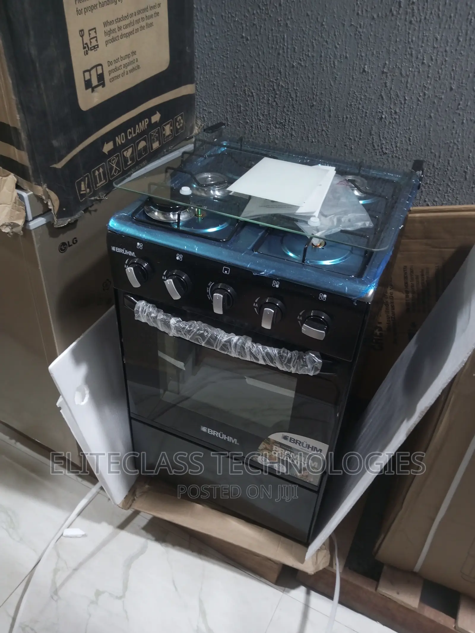 Adjustable and Glass Lip Gas Cooker BGC-55401b