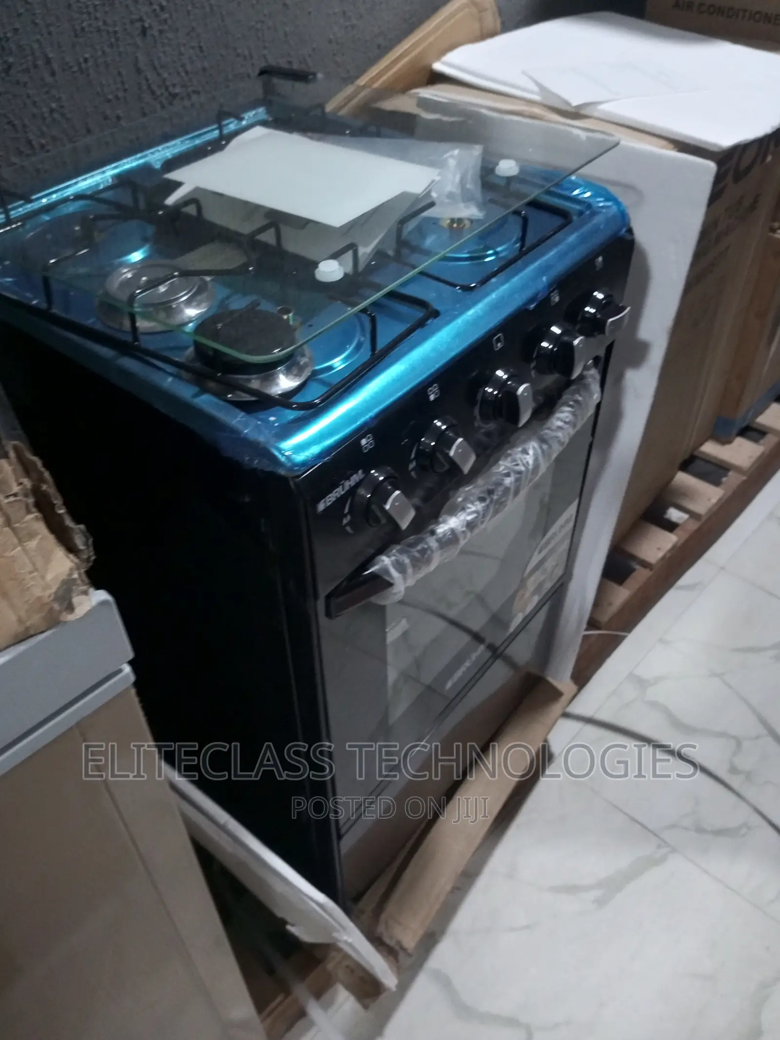 New and Affordable 4 Burner Bruhm Gas Cooker BGC-55401b