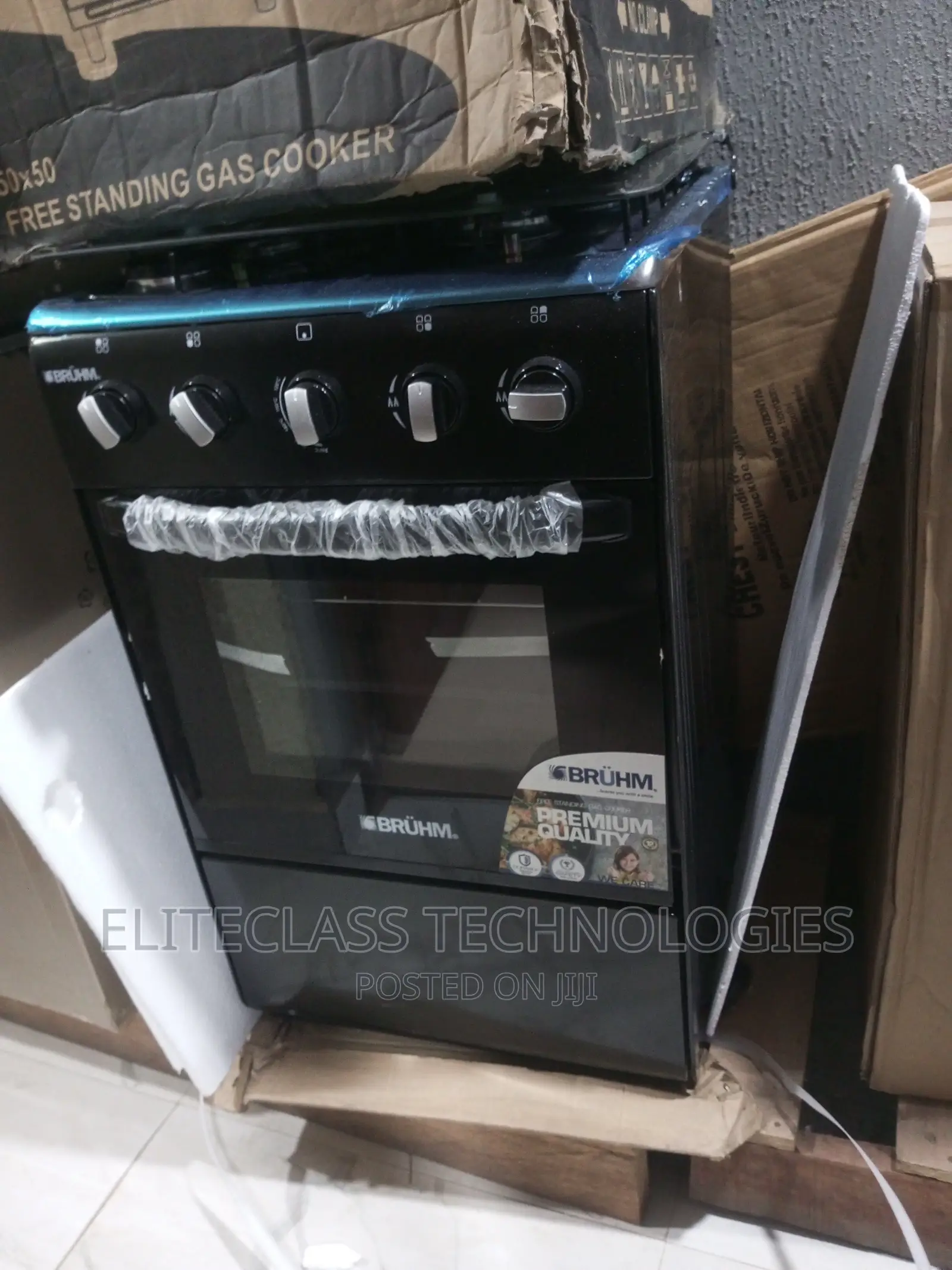 New Automatic Ignition 4 Burner Bruhm Gas Cooker BGC-55401b