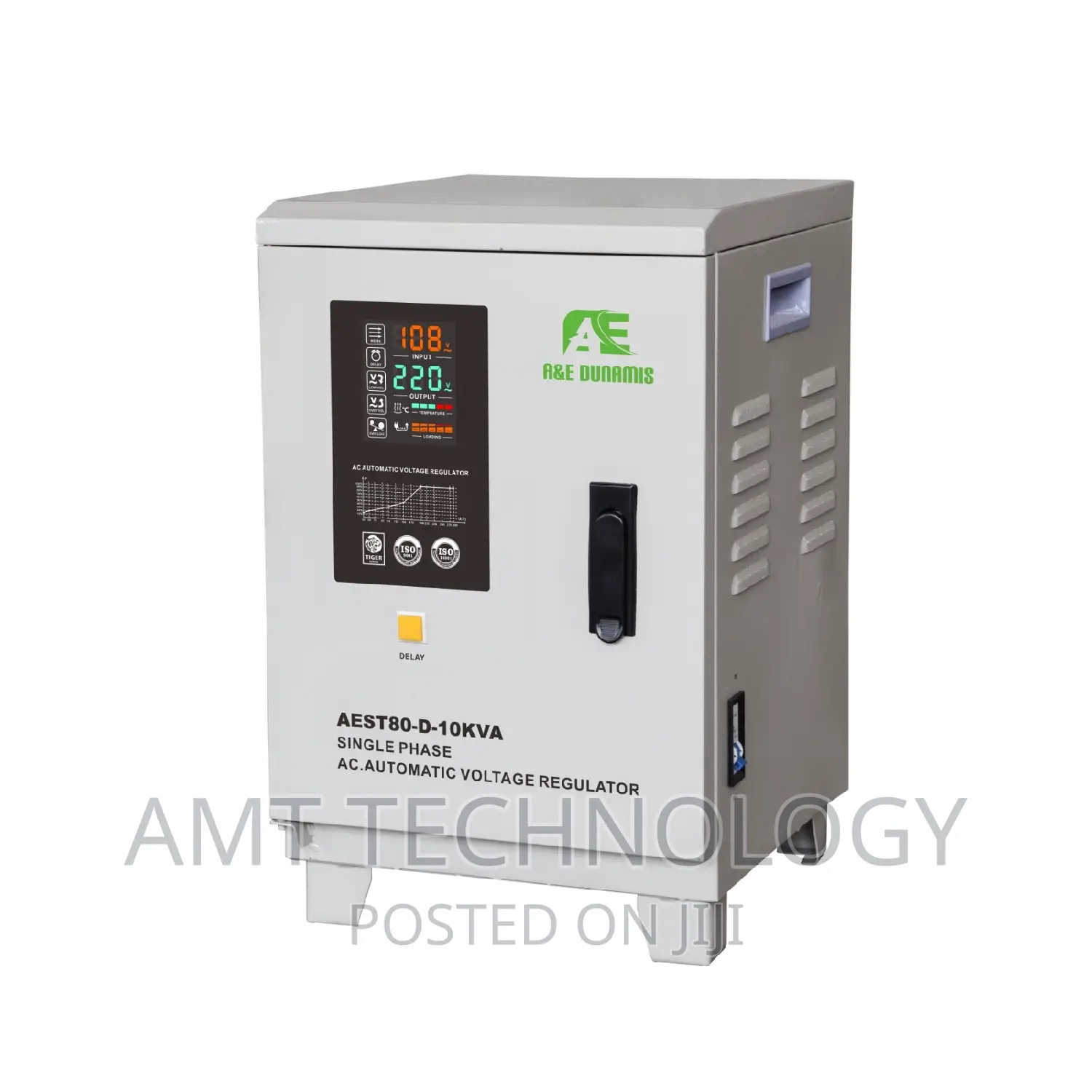 10kva A E Servo Voltage Stabilizer 80v