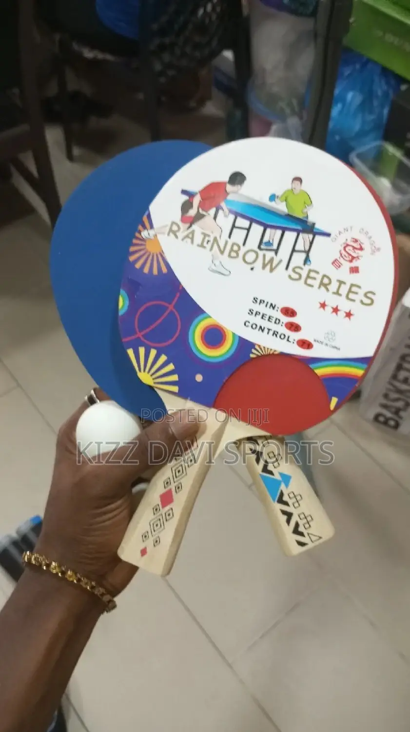 Table Tennis but and Net 3 Piece of Ball