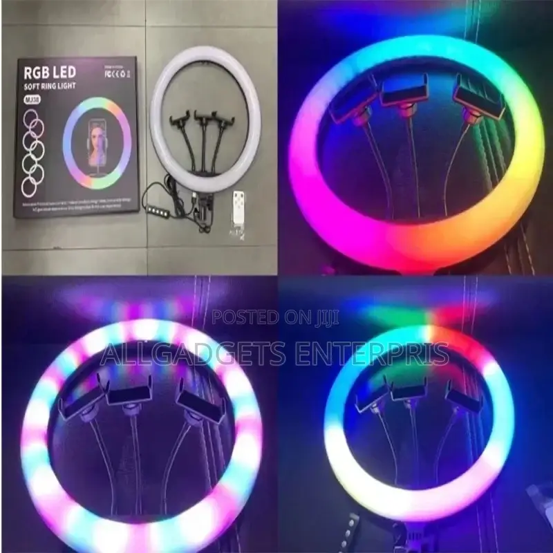 Photography Lighting Led RGB Ring Light With Phone Tripod