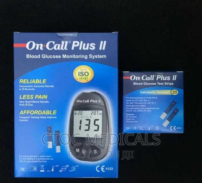 On Call Plus Ii Blood Glucometer M