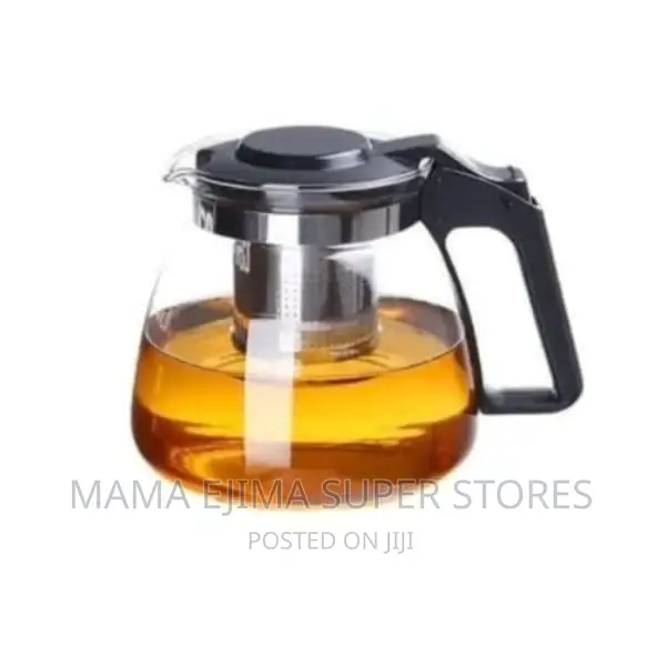 ￼
￼
A S Glass Teapot Set With 4 Tea Cup - 900ml
