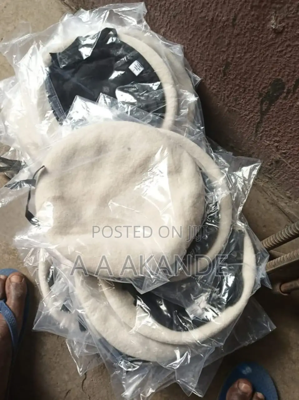 White Security Beret