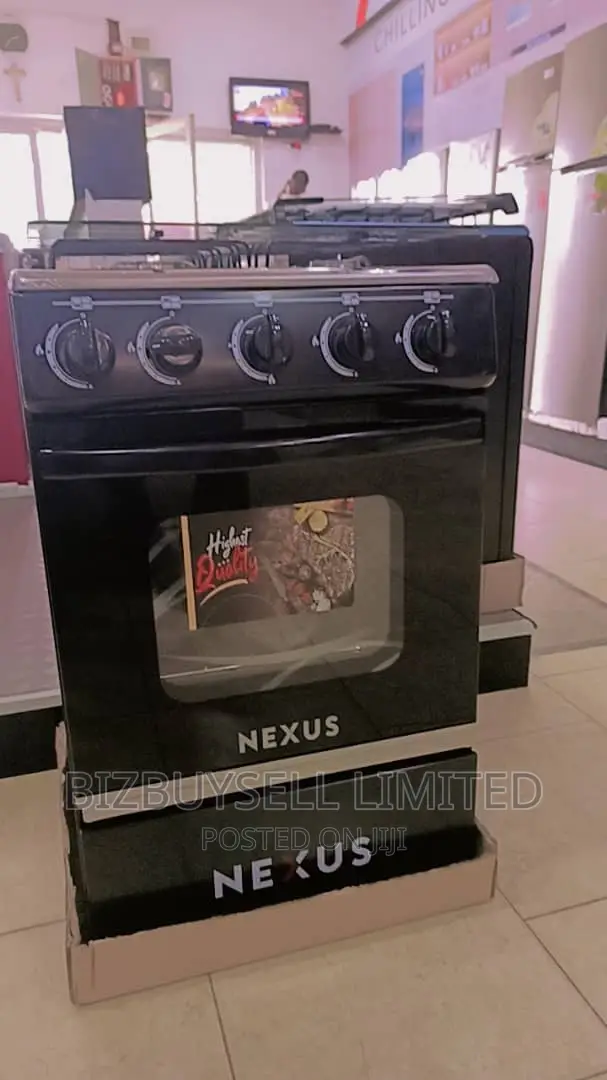 4 Burners Nexus Standing Gas Cooker.