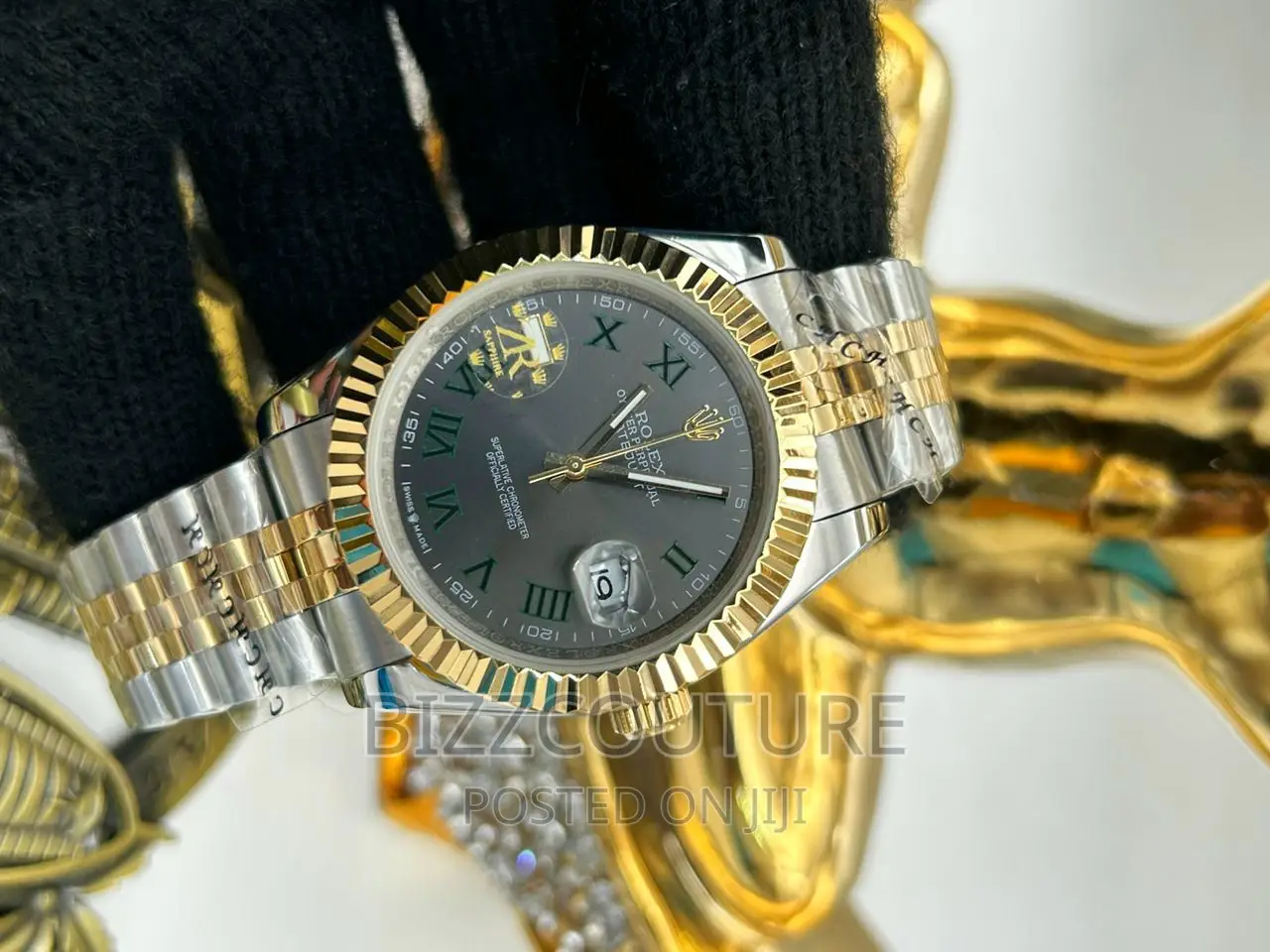 Original ROLEX DATE-JUST Silver Chain Available in Store