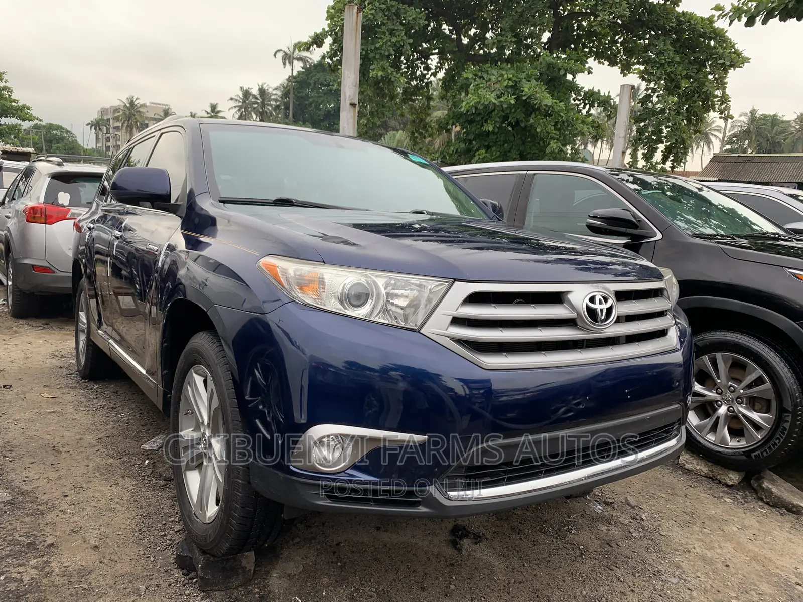 Toyota Highlander Limited 3.5l 4WD 2013 Blue