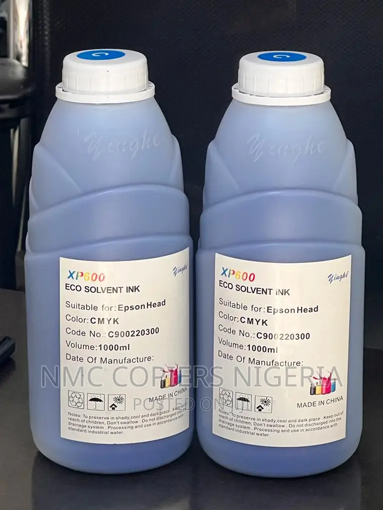 Yinghe Xp600 Eco Solvent Ink For All Xp600 Printers