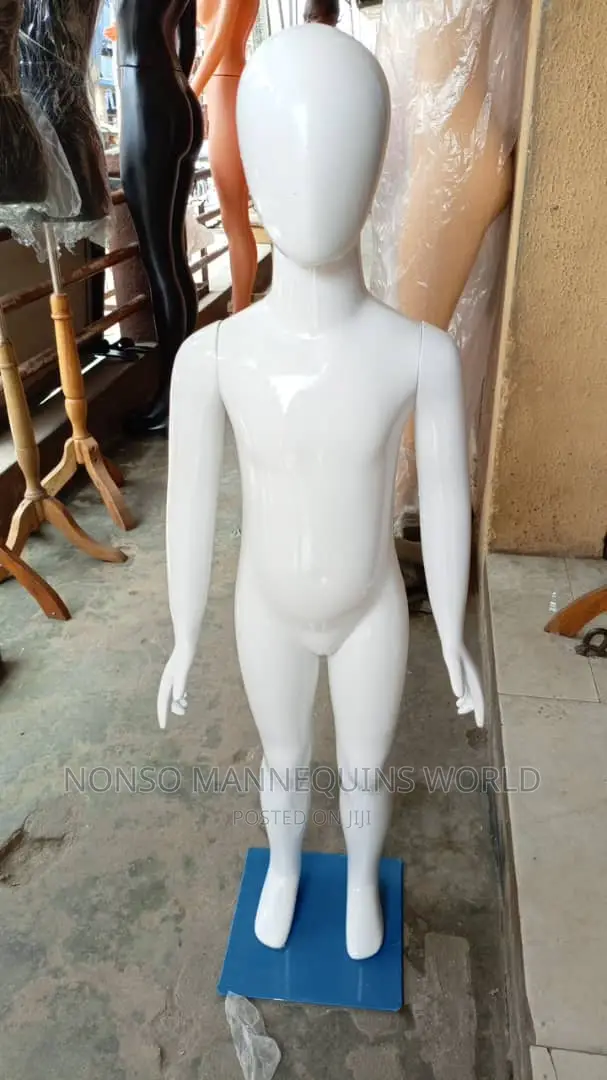 Age 4 To 6years Glossy Kids White Mannequin