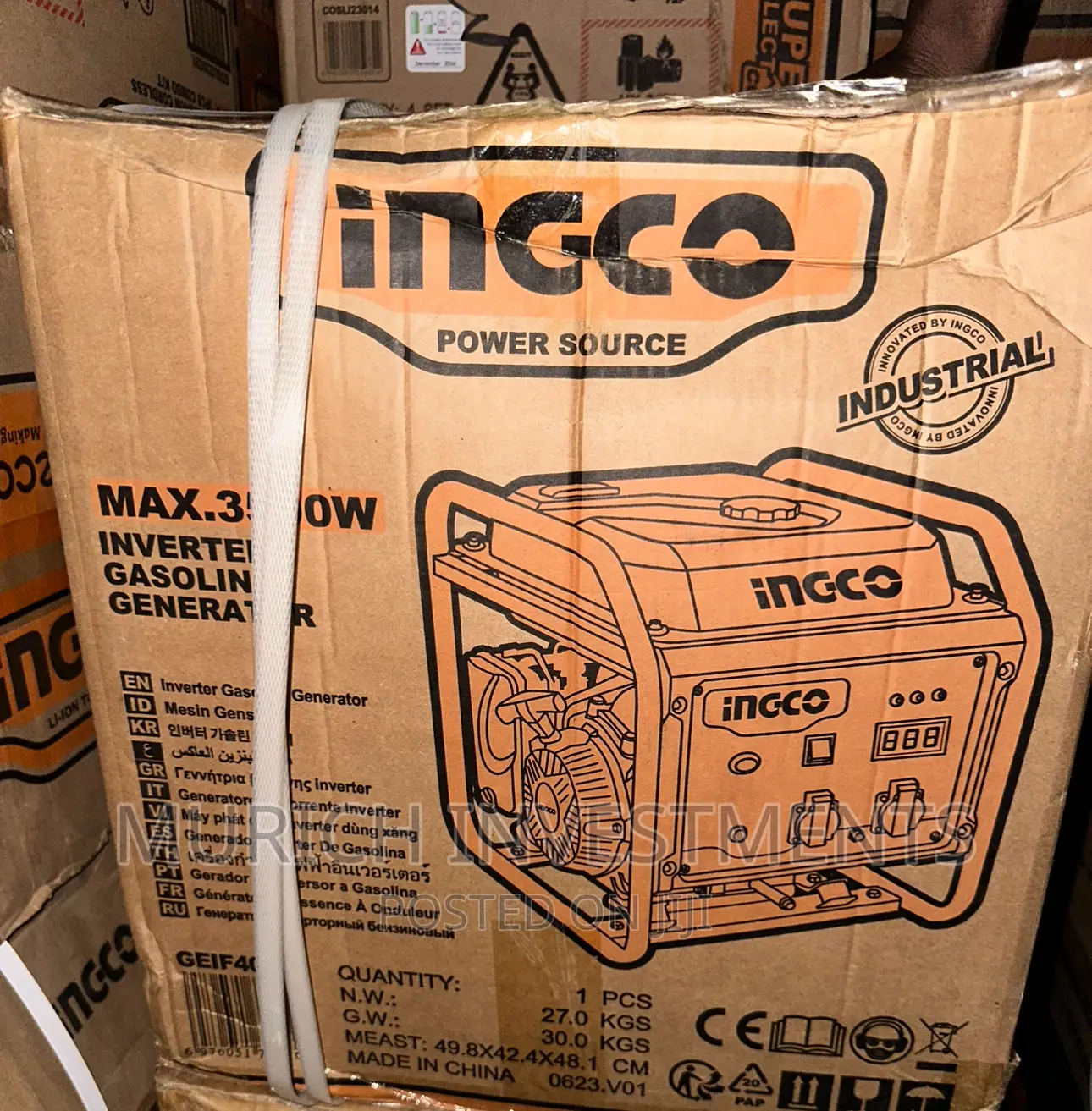 Ingco 3500W Inverter Gasoline Generator
