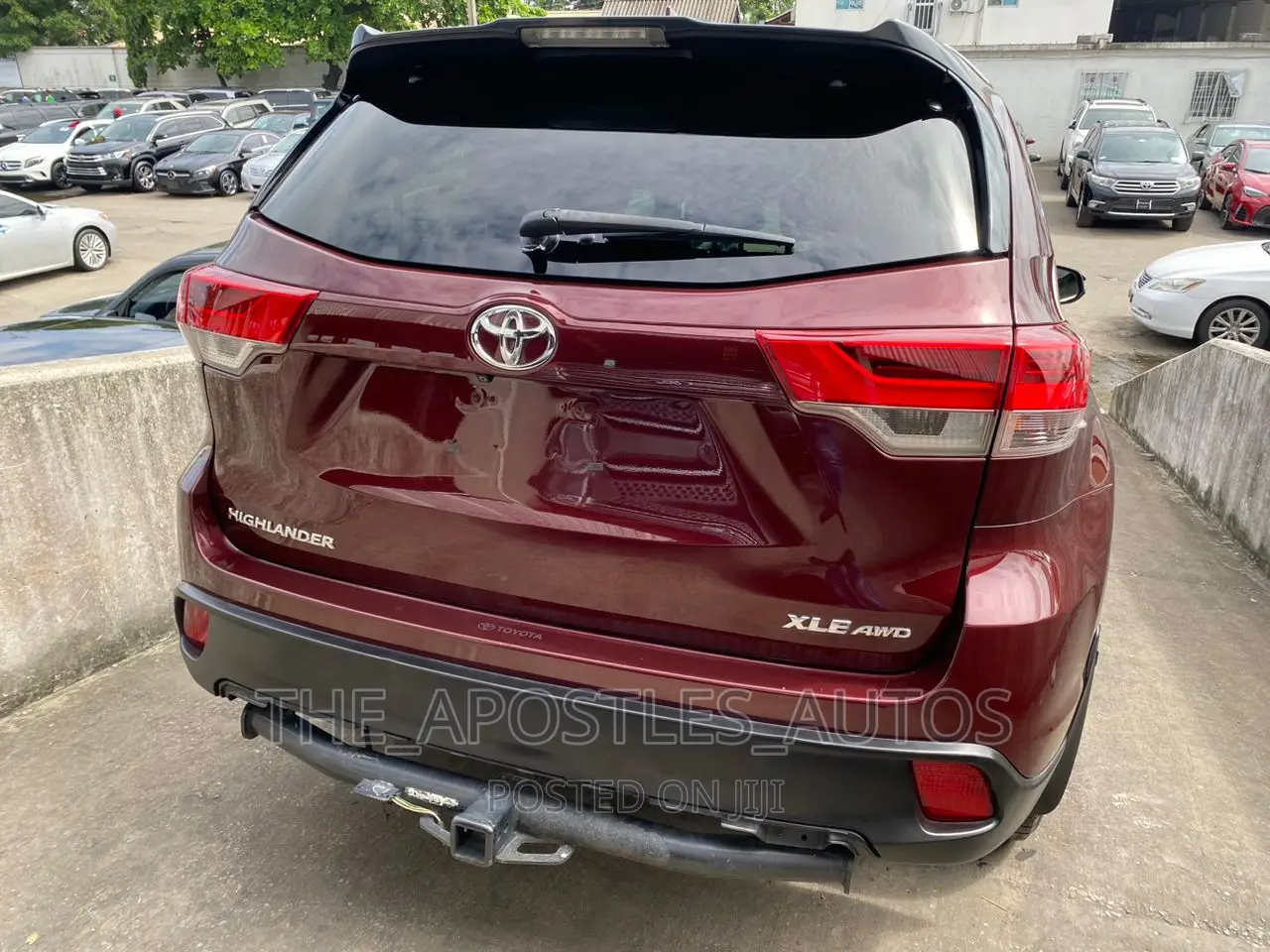Toyota Highlander 2017 Burgundy