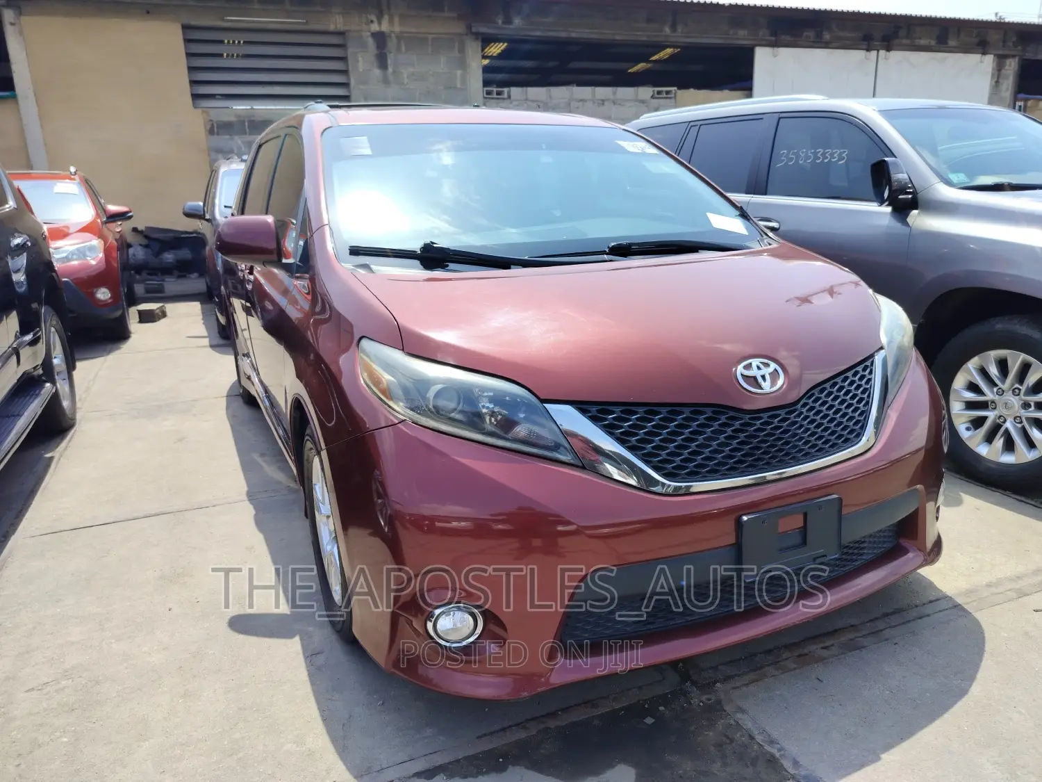 Toyota Sienna 2015 Burgundy