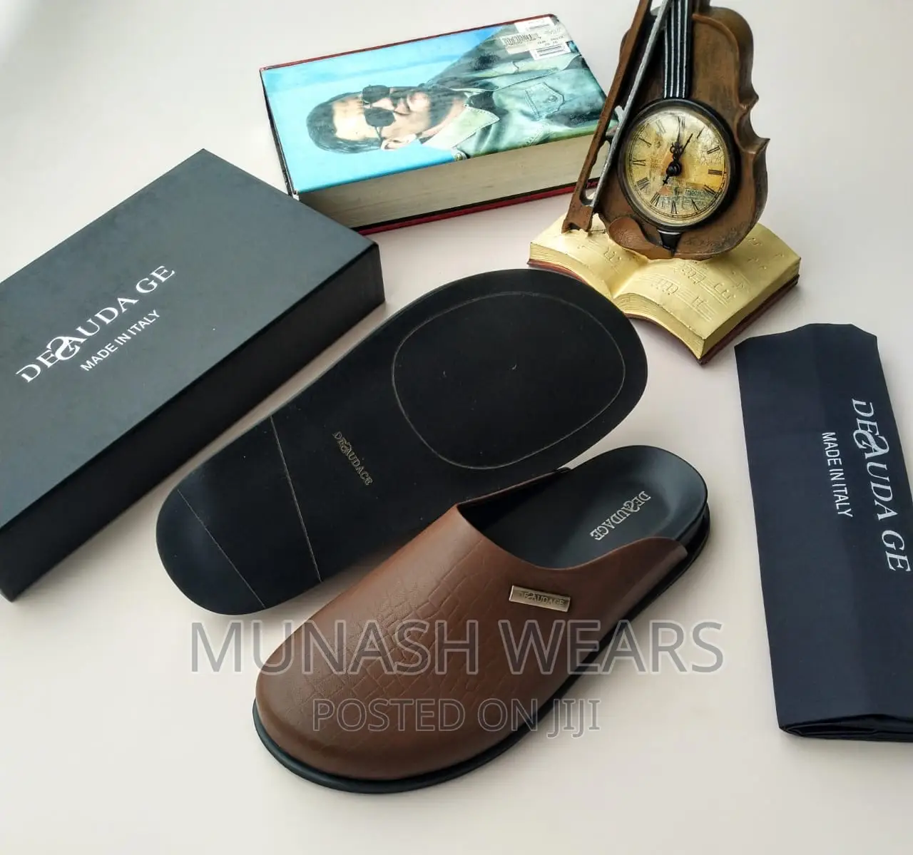 Italian Leather Mule
