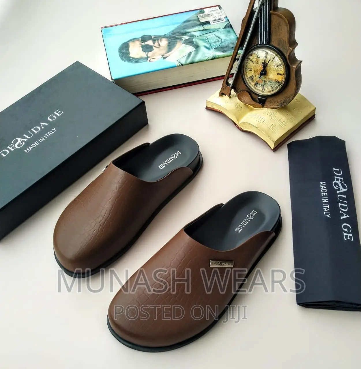 Italian Leather Mule