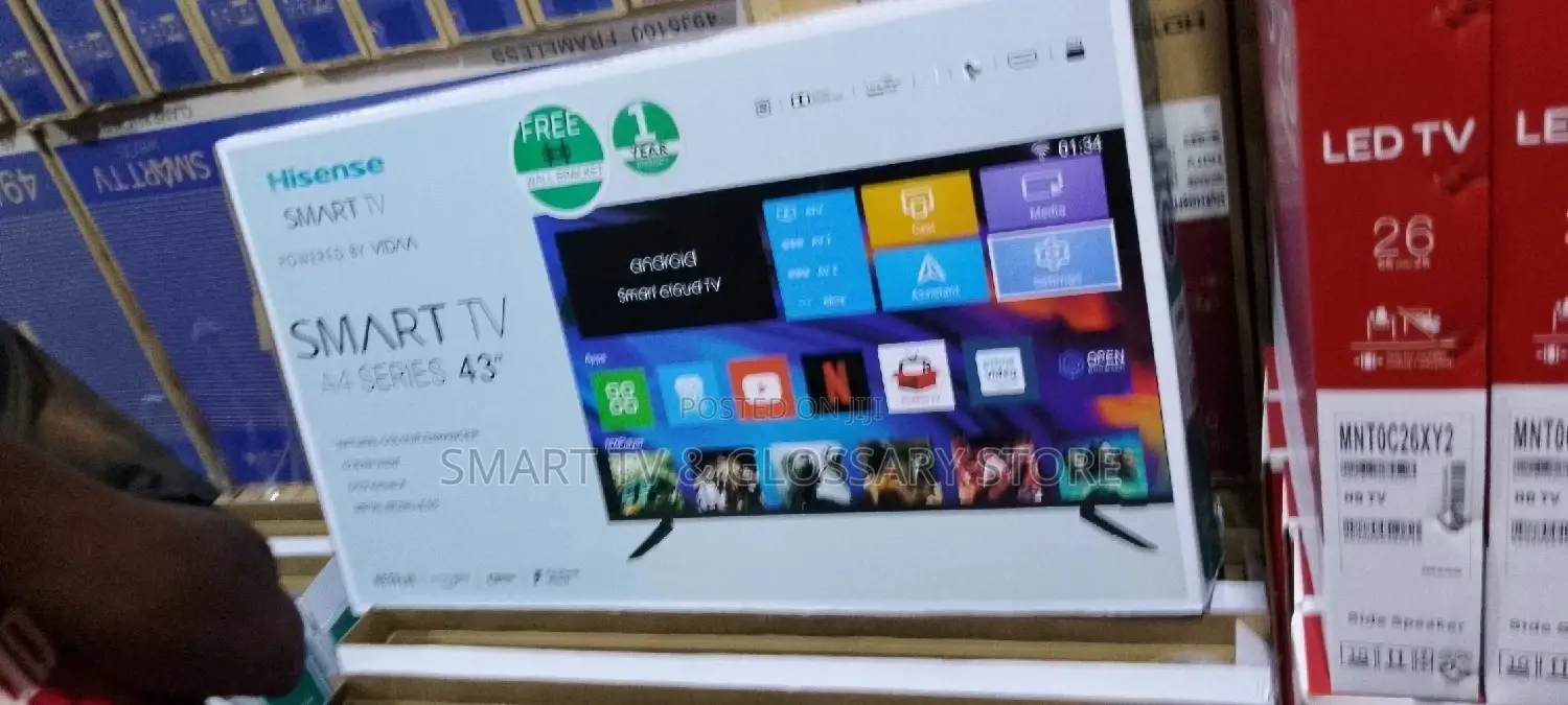 Hisense 43inches Smart Bordless TV