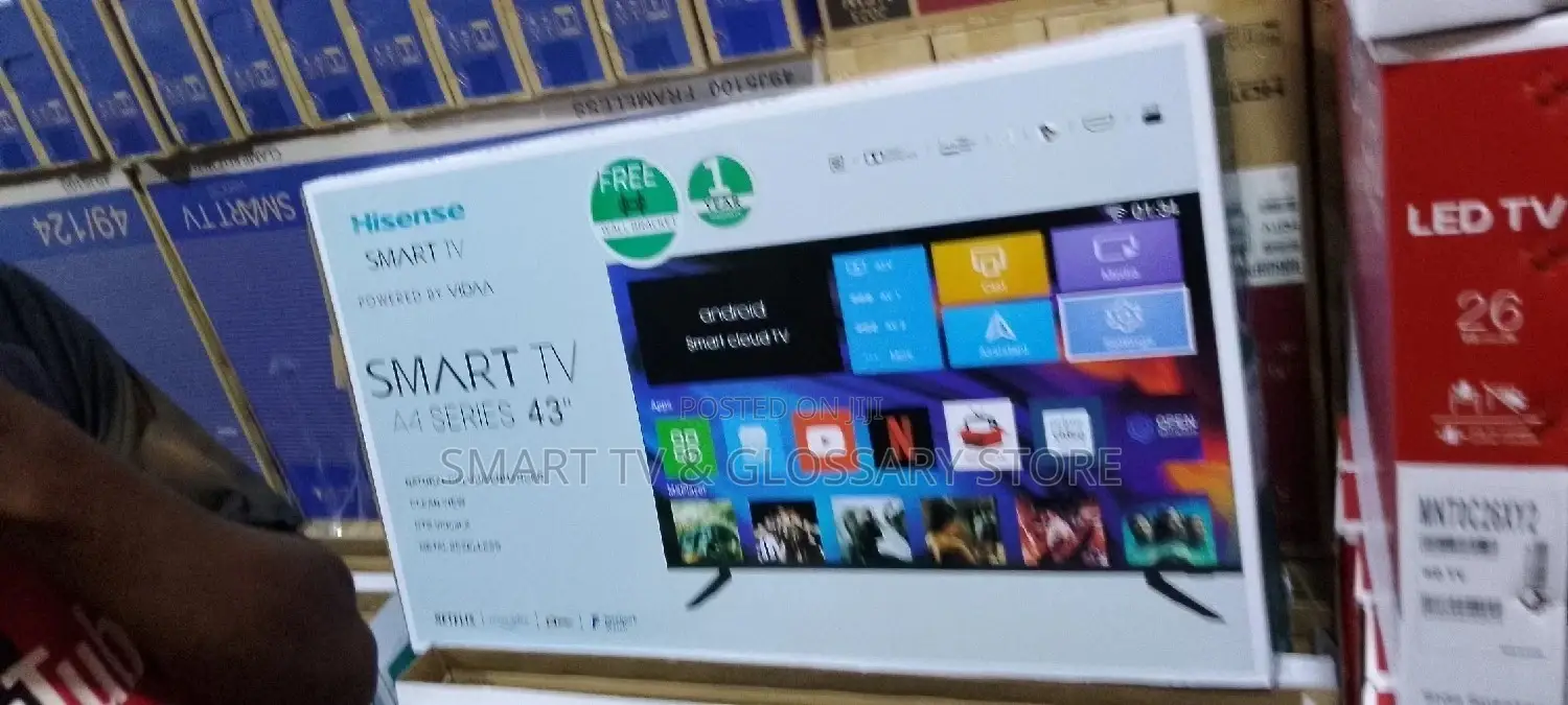 Hisense 43inches Smart Bordless TV