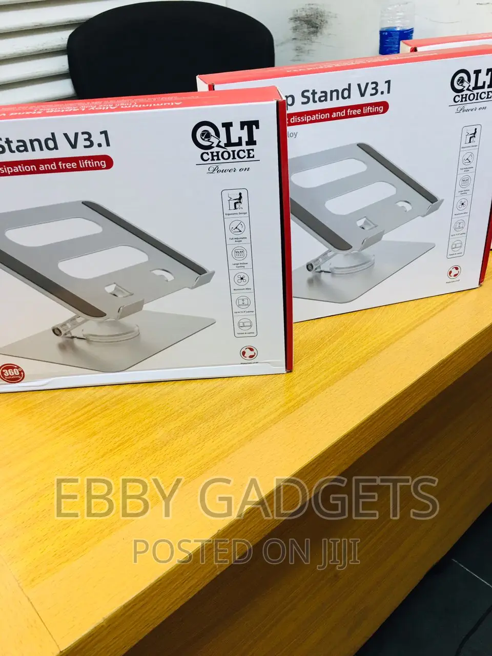 QLT 360 Degrees Rotational Laptop Stand for - 10-17.5 Inches
