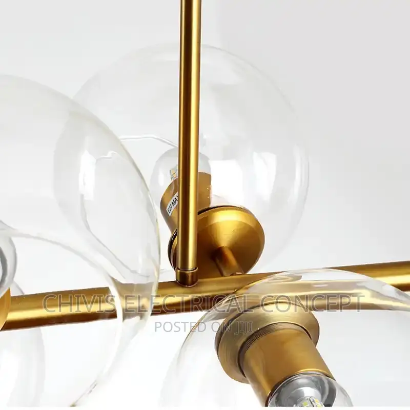 Simple Nordic Industrial Chandelier for Living Dining Room
