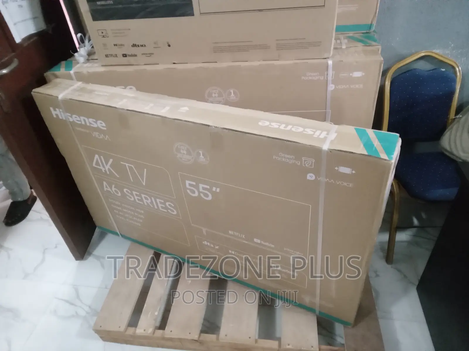 New in Hisense 55A6K Smart Uhd Tv+Youtube+Netflix