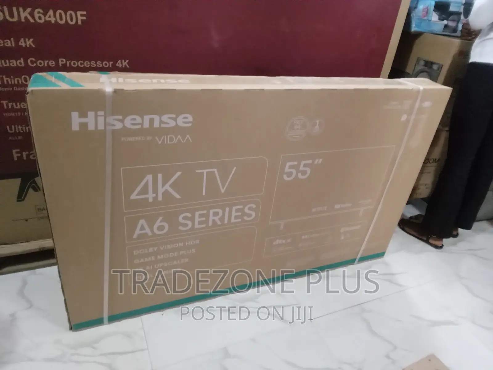 New in 55 Inch Hisense Smart Tv+Youtube+Netflix